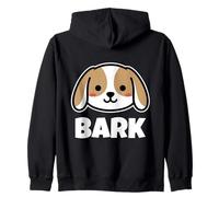 Funny Dog Bark Cute Kawaii Puppy Lover Pet Owner Zip Hoodie