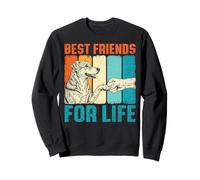Funny Dog Best Friends For Life Fist Bump Sweatshirt