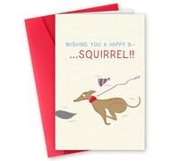 Funny Dog Birthday Card for Women Men, Happy Birthday Card & Gift with Envelope, Humorous Greetings Cards for Dog Lovers or Their Pup, 5.32×8.07in