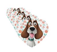 funny dog Car Air Freshener Cards for Women Men 4 Pack Cute Car Accessories Long Lasting Scent Car Diffuser Hanging Auto Aromatherapy Tablets Car Fresheners Gifts