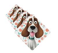 funny dog Car Air Freshener Cards for Women Men 4 Pack Cute Car Accessories Long Lasting Scent Car Diffuser Hanging Auto Aromatherapy Tablets Car Fresheners Gifts