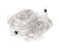 Funny Dog Cat Cosplay Wig, Nylon Fiber Vivid Adjustable Elastic Wig, Pet Headwear Costumes Band Washable Wigs for Cats Headgear Small Medium Large Dress Up Decorations