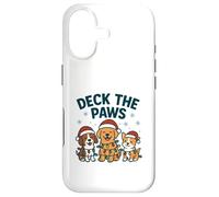 Funny Dog Christmas Design for Pet Lovers Deck the Paws Pun Case for iPhone 17