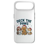Funny Dog Christmas Design for Pet Lovers Deck the Paws Pun Case for iPhone Air