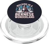 Funny Dog Christmas Song Walking In A Bernese Wonderland PopSockets PopGrip for MagSafe