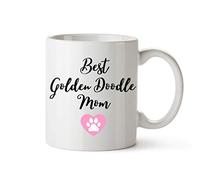 Funny Dog Coffee Mug Best Golden Doodle 11oz Cup Gifts for Her Birthday Christmas Holiday Valentine's Day