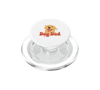 Funny Dog Dad Golden Retriever Lover Cute Retro Proud Men PopSockets PopGrip for MagSafe