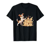 Funny Dog Destroying Sandcastle At Beach T-Shirt