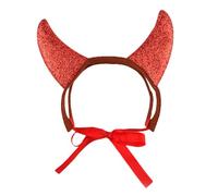 Funny Dog Devil Horns | Lightweight And Cute Headgear For Cats And Dogs | Portable Festive Party Favors With Straps - Pet Halloween Costume