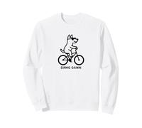 Funny Dog Dogs Cycling Cyclist Bicycle Bike Joke Humour Sweatshirt