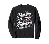 Funny Dog Groomer Humor Pet Grooming Dog Salon Sweatshirt