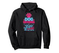 Funny Dog Groomer Magical Brushes Reality Pullover Hoodie