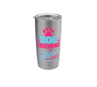 Funny Dog Groomer Magical Brushes Reality Stainless Steel Insulated Tumbler