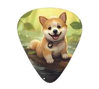 Funny dog guitar pick set, 3 different thicknesses, 12 pieces for a variety of instruments