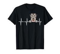 Funny Dog Heartbeat For Irish Wolfhound Lovers T-Shirt