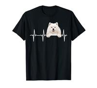 Funny Dog Heartbeat For Samoyed Lovers T-Shirt