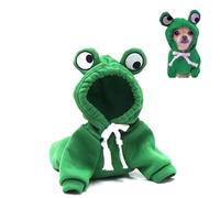 Funny Dog Hoodie, Frog Shaped Dog Hoodie, Autumn Winter Pet Clothes, Cute Pet Warm Jacket, Fashion Cold Weather Pet Warm Clothes for Dogs, Cats and other Home Indoor Pets (M)