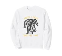 Funny Dog humor Mutts & Coffee That's All I Need Sweatshirt