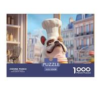 Funny Dog Jigsaw & Puzzles 1000pcs Set for Adults - A Masterful Dog Puzzle Experience - Backed by The Quality Promise of Happily Jigsaw Puzzles 52x38cm/1000pcs