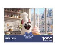 Funny Dog Jigsaw & Puzzles 1000pcs Set for Adults - A Masterful Dog Puzzle Experience - Backed by The Quality Promise of Happily Jigsaw Puzzles 38x26cm/1000pcs