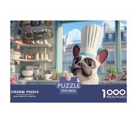 Funny Dog Jigsaw & Puzzles 1000pcs Set for Adults - A Masterful Dog Puzzle Experience - Backed by The Quality Promise of Happily Jigsaw Puzzles 38x26cm/1000pcs