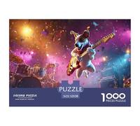 Funny Dog Jigsaw & Puzzles 1000pcs Set for Adults - A Masterful Dog Puzzle Experience - Backed by The Quality Promise of Happily Jigsaw Puzzles 52x38cm/1000pcs