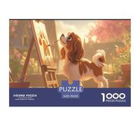 Funny Dog Jigsaw & Puzzles 1000pcs Set for Adults - A Masterful Dog Puzzle Experience - Backed by The Quality Promise of Happily Jigsaw Puzzles 70x50cm/1000pcs