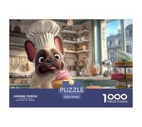 Funny Dog Jigsaw & Puzzles 1000pcs Set for Adults - A Masterful Dog Puzzle Experience - Backed by The Quality Promise of Happily Jigsaw Puzzles 70x50cm/1000pcs