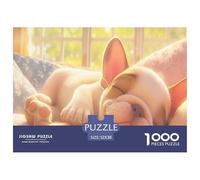 Funny Dog Jigsaw Puzzles for Adults 1000 Pieces Set - Elevate Your Downtime with This Dog Jigsaw & Puzzle - Happily Jigsaw Puzzles Guarantees A Fun And Rewarding Build 52x38cm/1000pcs