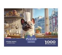 Funny Dog Jigsaw Puzzles for Adults 1000 Pieces Set - Elevate Your Downtime with This Dog Jigsaw & Puzzle - Happily Jigsaw Puzzles Guarantees A Fun And Rewarding Build 70x50cm/1000pcs