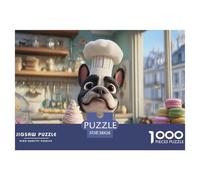 Funny Dog Jigsaw Puzzles for Adults 1000 Pieces Set - Elevate Your Downtime with This Dog Jigsaw & Puzzle - Happily Jigsaw Puzzles Guarantees A Fun And Rewarding Build 38x26cm/1000pcs