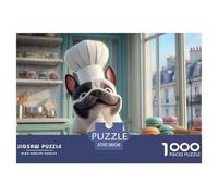 Funny Dog Jigsaw Puzzles for Adults 1000 Pieces Set - Elevate Your Downtime with This Dog Jigsaw & Puzzle - Happily Jigsaw Puzzles Guarantees A Fun And Rewarding Build 38x26cm/1000pcs
