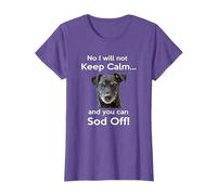 Funny Dog Keep Calm T-shirt Patterdale Terrier Jack Russell T-Shirt