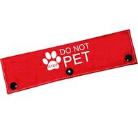 Funny Dog Leash Sleeve Do Not Pet Dog Leash Wrap Wrap Alert Hanging ID Patch Tag Pet Birthday Gift（Do Not Pet2-Sleeve）