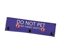 Funny Dog Leash Sleeve Do Not Pet No Hand Sniffs Dog Leash Wrap Social Distancing Dog Patch (No Hand Sniffs)