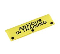 Funny Dog Leash Sleeve Have Anxious In Training Dog Leash Wrap Sleeve Pet Birthday Gift for Pets(Anxious In Training-YE Sleeve)