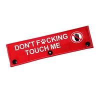 Funny Dog Leash Sleeve Have Don't Touch Me Dog Leash Wrap Wrap Alert Hanging ID Patch Tag Pet Birthday Gift(Don't Touch Me-Sleeve)