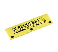 Funny Dog Leash Sleeve In Recovery Please Give Space Dog Leash Wrap Sleeve Alert Tag Pet Birthday Gift (In Recovery-YE Sleeve)