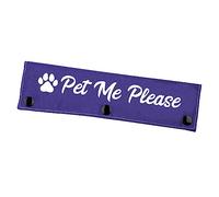 Funny Dog Leash Sleeve Pet Me Please Dog Leash Wrap Accessories for Dogs (Pet Me Please)
