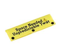 Funny Dog Leash Sleeve Space Needed Unpredictable Dog Leash Wrap Sleeve Alert Tag Pet Birthday Gift (Needed Unpredictable)