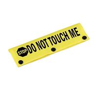 Funny Dog Leash Sleeve Stop Do Not Touch Me Dog Leash Wrap Sleeve Pet Birthday Gift (Stop Do Not Touch Me-YE Sleeve)
