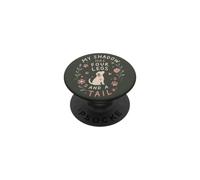Funny Dog Lover My Shadow Has Four Legs and a Tail PopSockets Adhesive PopGrip
