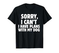 Funny Dog Lover Plans with My Favourite Animal T-Shirt