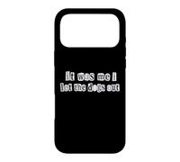 Funny Dog Lover Ransom Text It Was Me Dogs Out Design Case for iPhone 17 Pro Max