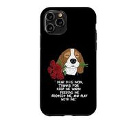 Funny Dog mama Floral Pet Present Thanks for Mothers day. Case for iPhone 11 Pro