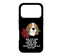 Funny Dog mama Floral Pet Present Thanks for Mothers day. Case for iPhone 17 Pro