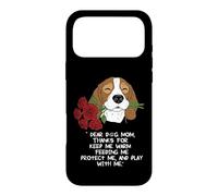 Funny Dog mama Floral Pet Present Thanks for Mothers day. Case for iPhone 17 Pro Max