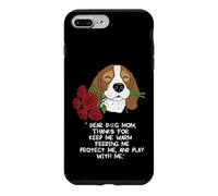 Funny Dog mama Floral Pet Present Thanks for Mothers day. Case for iPhone 7 Plus/8 Plus