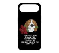 Funny Dog mama Floral Pet Present Thanks for Mothers day. Case for iPhone Air