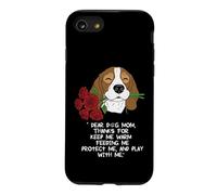 Funny Dog mama Floral Pet Present Thanks for Mothers day. Case for iPhone SE (2020) / 7/8